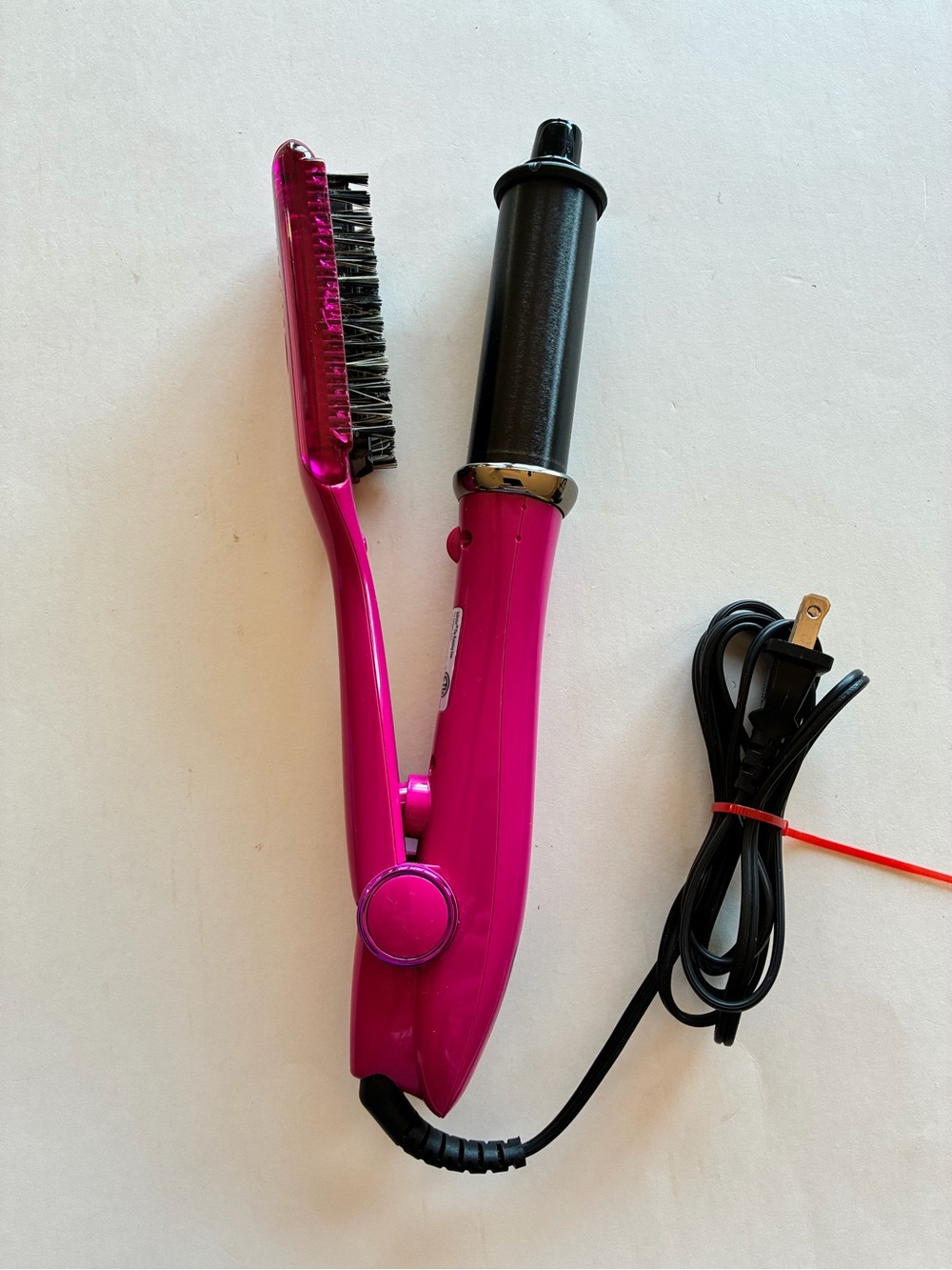 Instyler Rotating Hot Iron Hair Straightener 1.25" Pink IS2.1-1001 Working